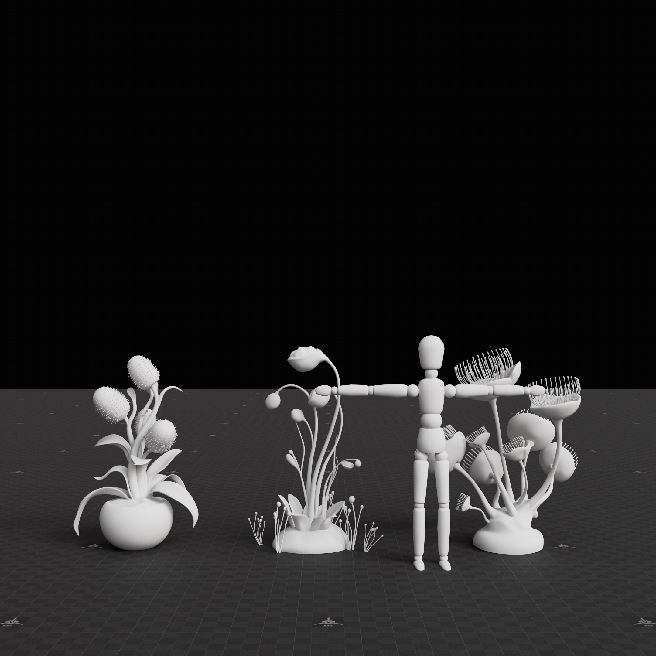 Surreal Plants Set 01