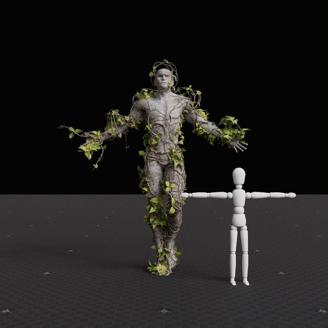 Ancient Alien Statue 01