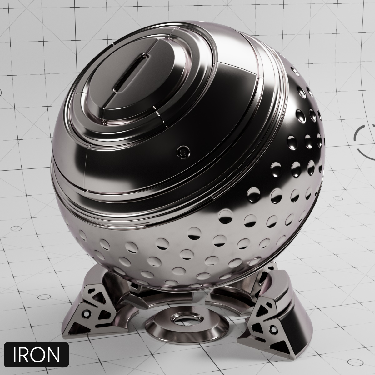 Cinema 4D Materials - ADV IOR Metals - Redshift OpenPBR