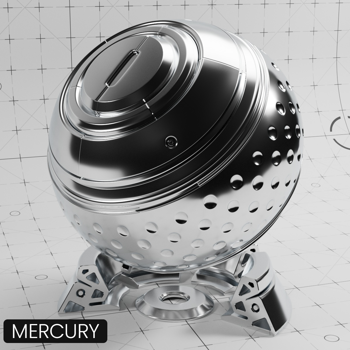 Cinema 4D Materials - ADV IOR Metals - Redshift OpenPBR