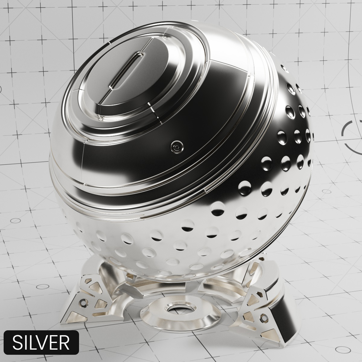 Cinema 4D Materials - ADV IOR Metals - Redshift OpenPBR