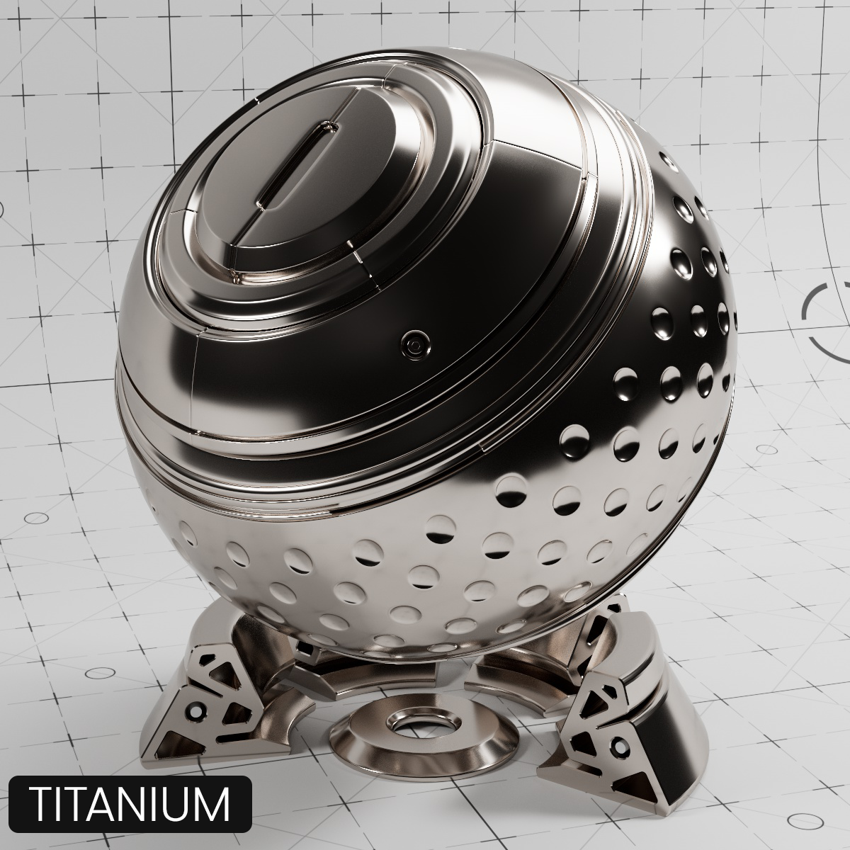 Cinema 4D Materials - ADV IOR Metals - Redshift OpenPBR