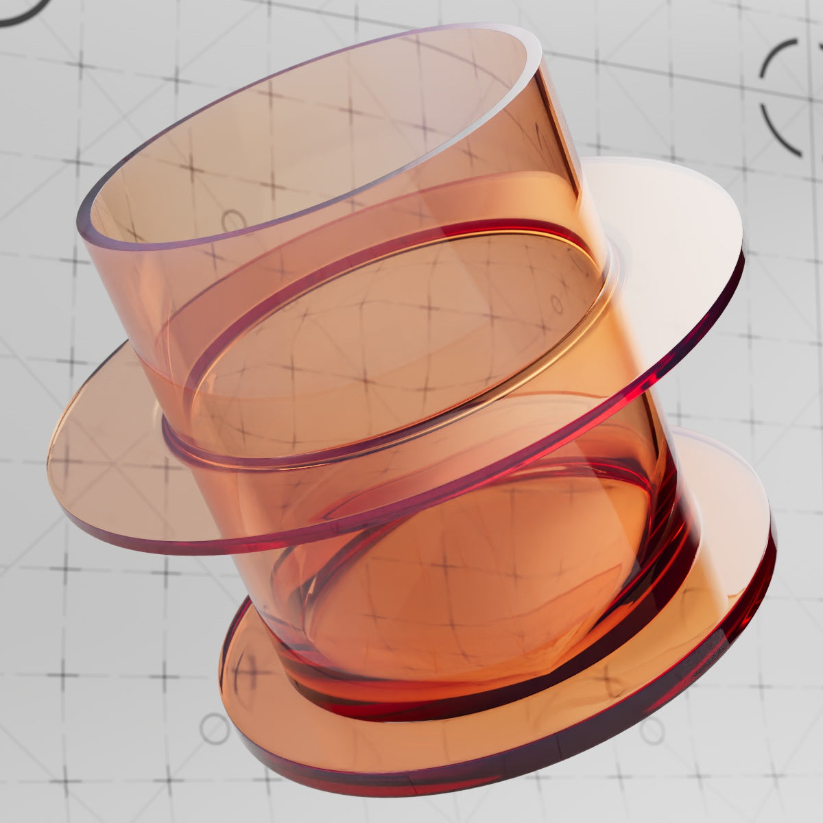 Cinema 4D Materials - Creative Glass - Redshift OpenPBR