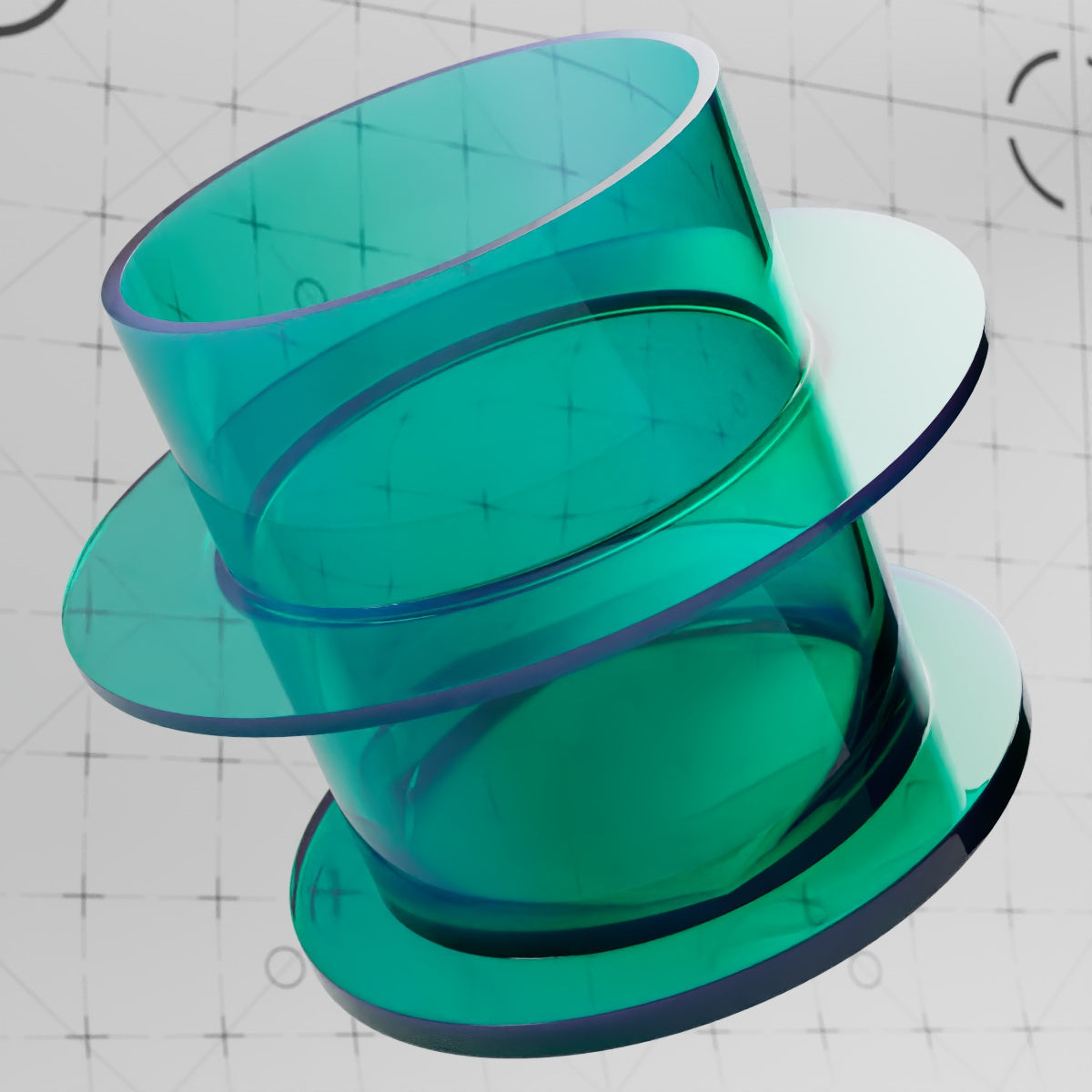 Cinema 4D Materials - Creative Glass - Redshift OpenPBR