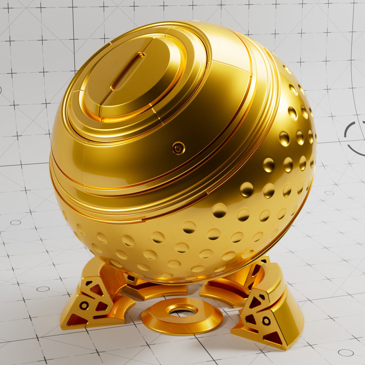 Cinema 4D Materials - Car Paint Chrome Finish - Redshift