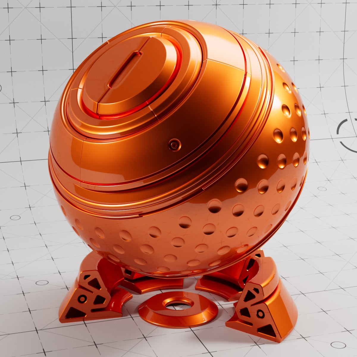 Cinema 4D Materials - Car Paint Chrome Finish - Redshift