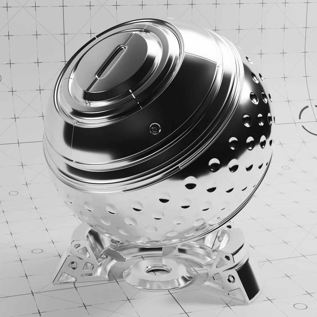 Cinema 4D Materials - Car Paint Chrome Finish - Redshift