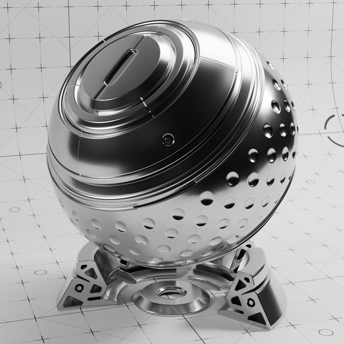 Cinema 4D Materials - Car Paint Chrome Finish - Redshift