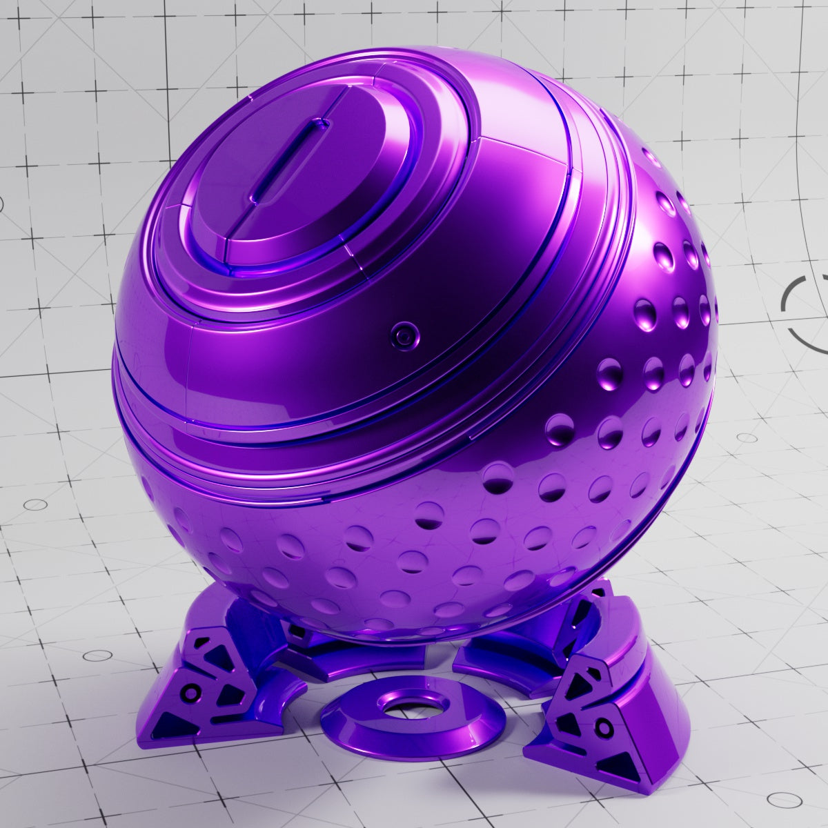 Cinema 4D Materials - Car Paint Chrome Finish - Redshift