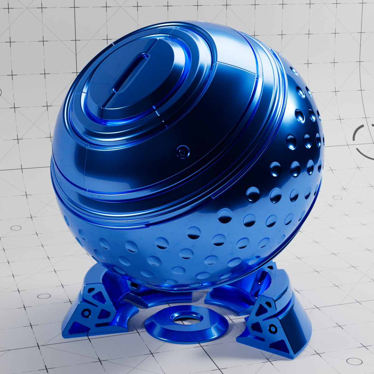 Cinema 4D Materials - Car Paint Chrome Finish - Redshift
