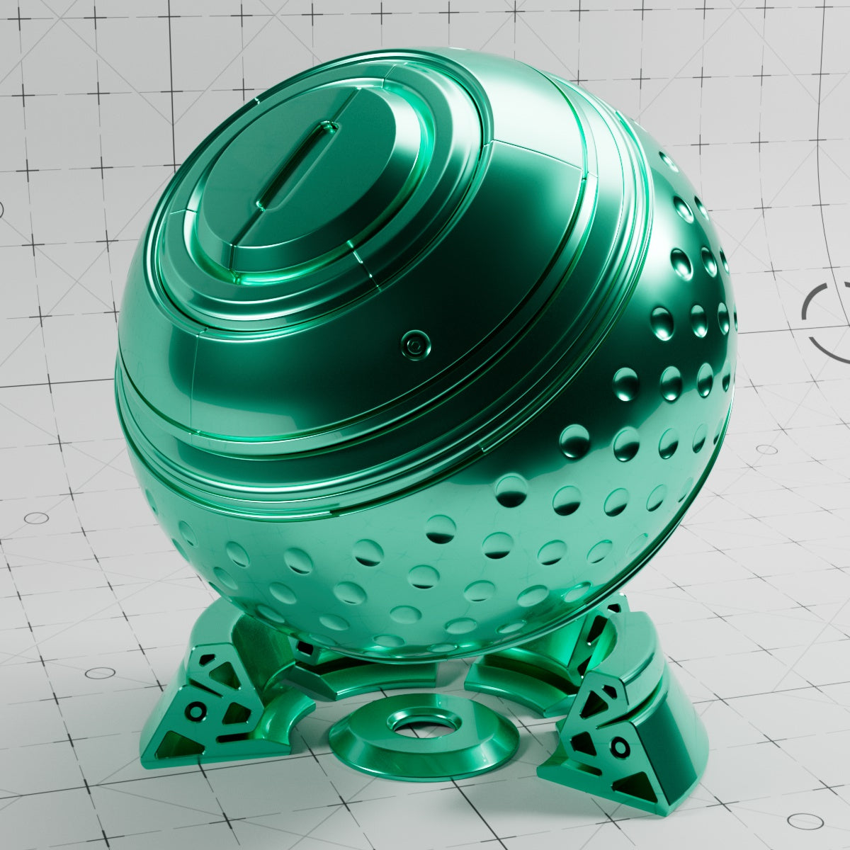 Cinema 4D Materials - Car Paint Chrome Finish - Redshift