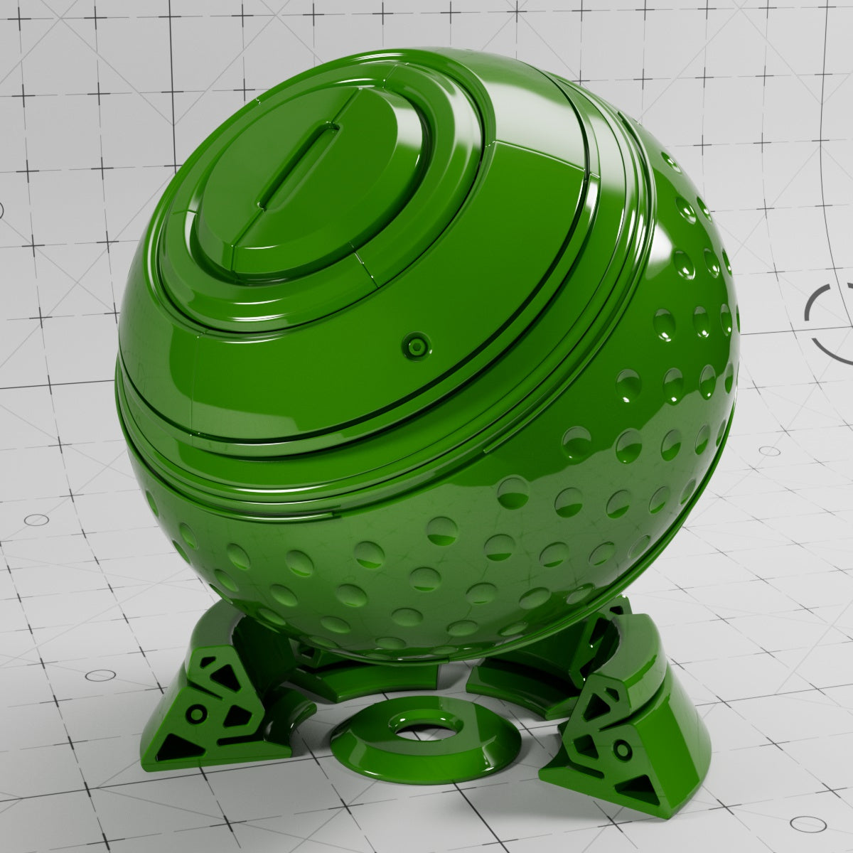 Cinema 4D Materials - Car Paint Glossy - Redshift