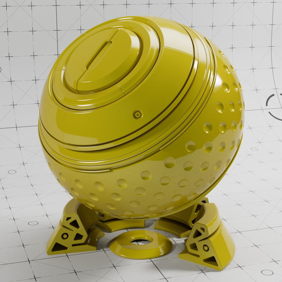Cinema 4D Materials - Car Paint Glossy - Redshift