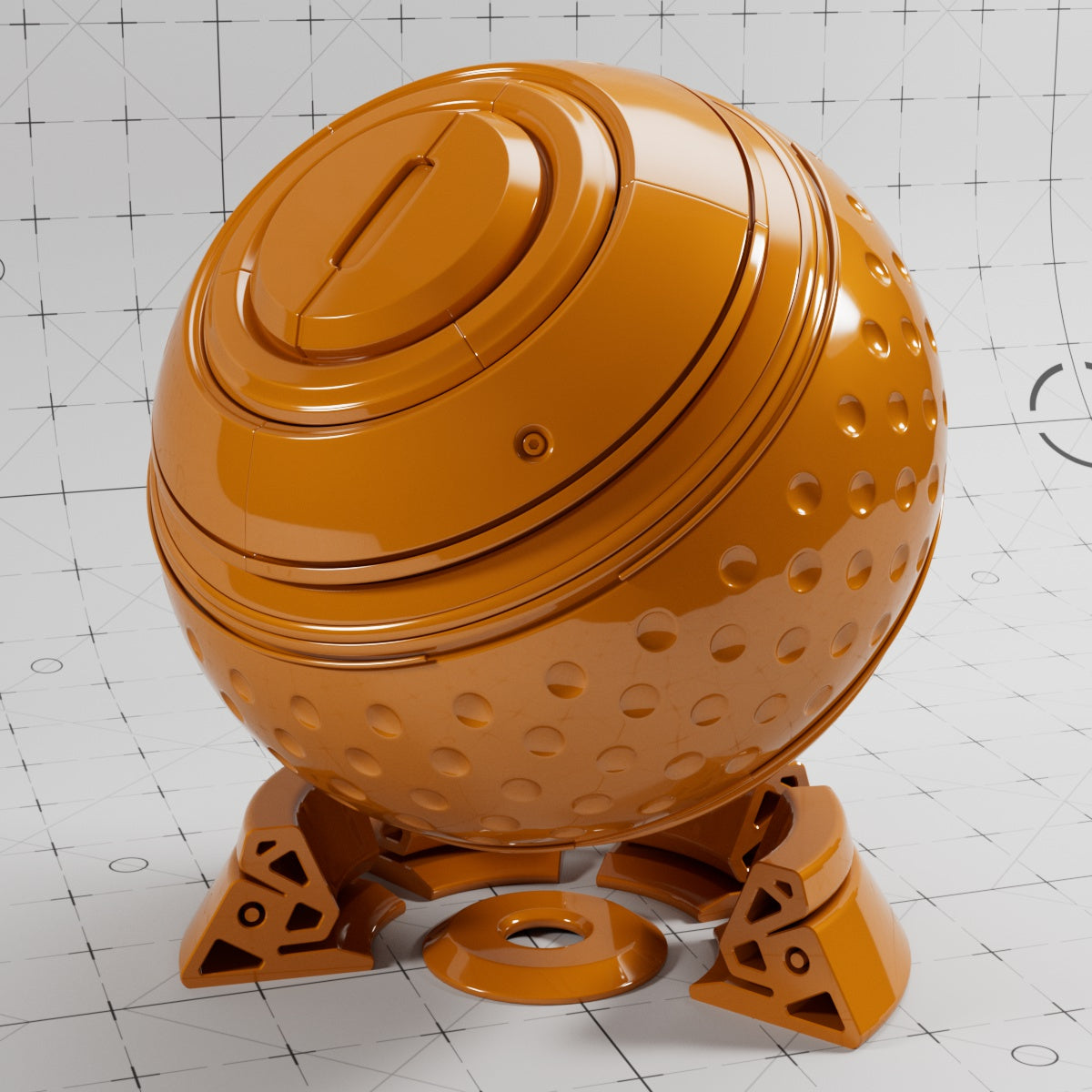 Cinema 4D Materials - Car Paint Glossy - Redshift