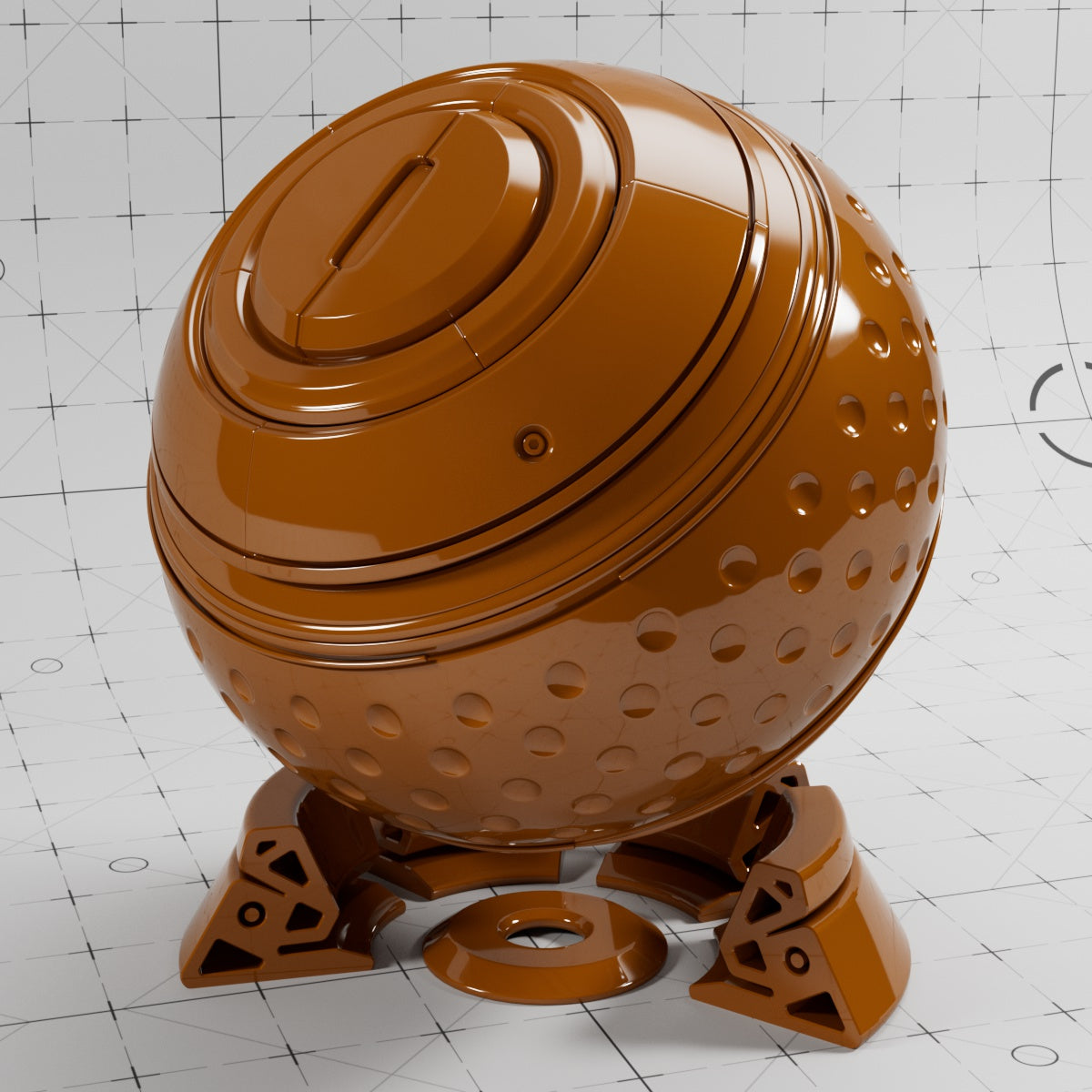 Cinema 4D Materials - Car Paint Glossy - Redshift