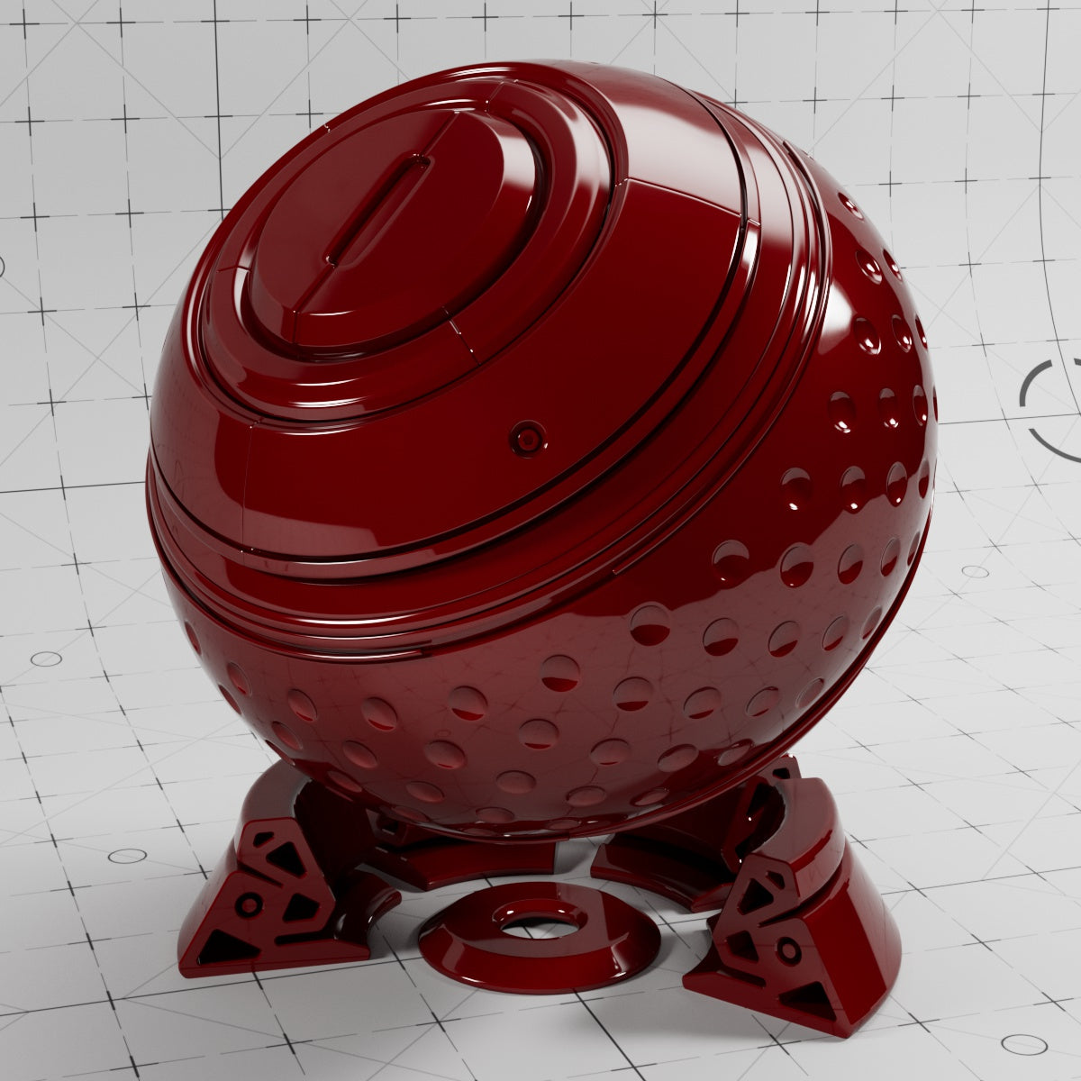 Cinema 4D Materials - Car Paint Glossy - Redshift