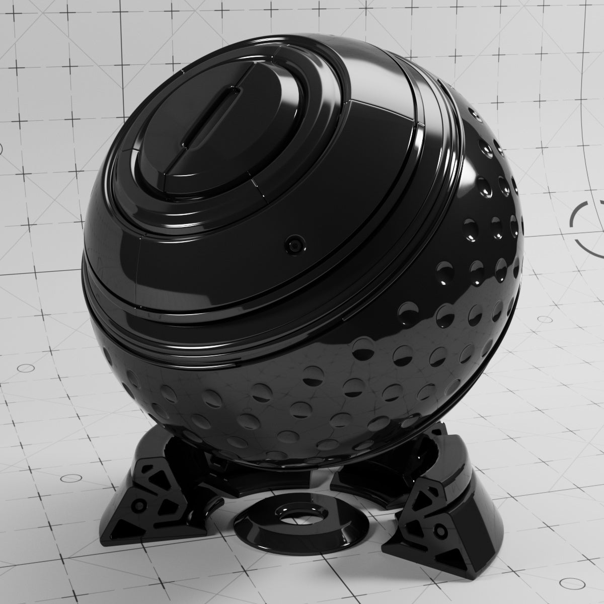 Cinema 4D Materials - Car Paint Glossy - Redshift