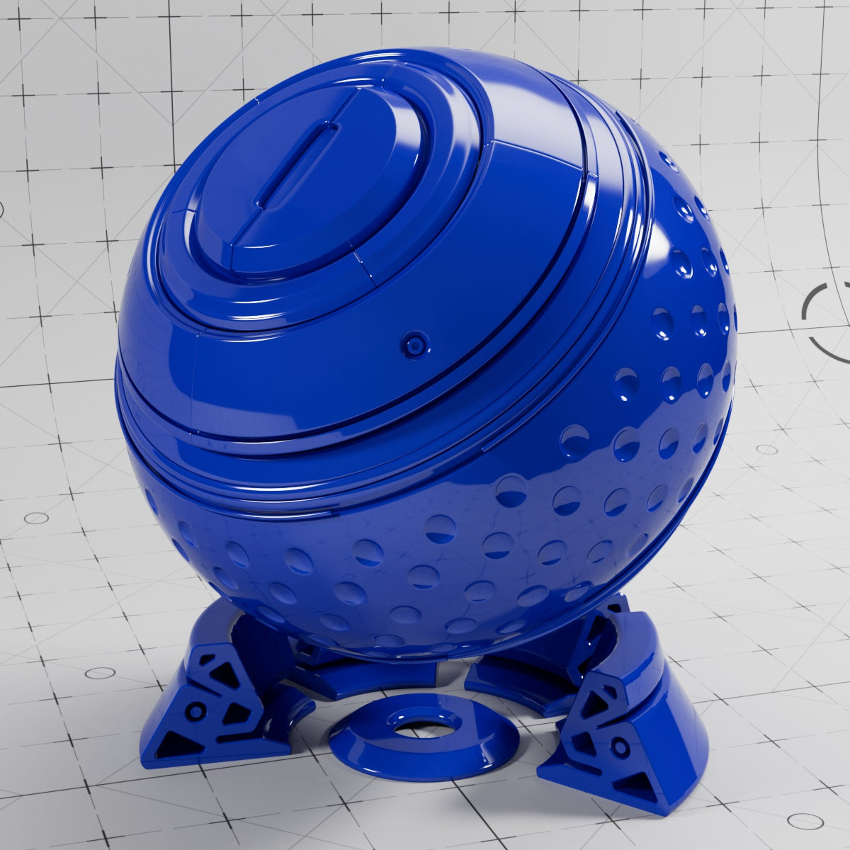 Cinema 4D Materials - Car Paint Glossy - Redshift