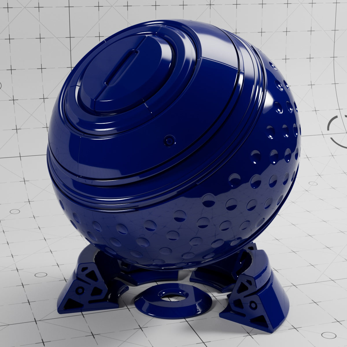 Cinema 4D Materials - Car Paint Glossy - Redshift