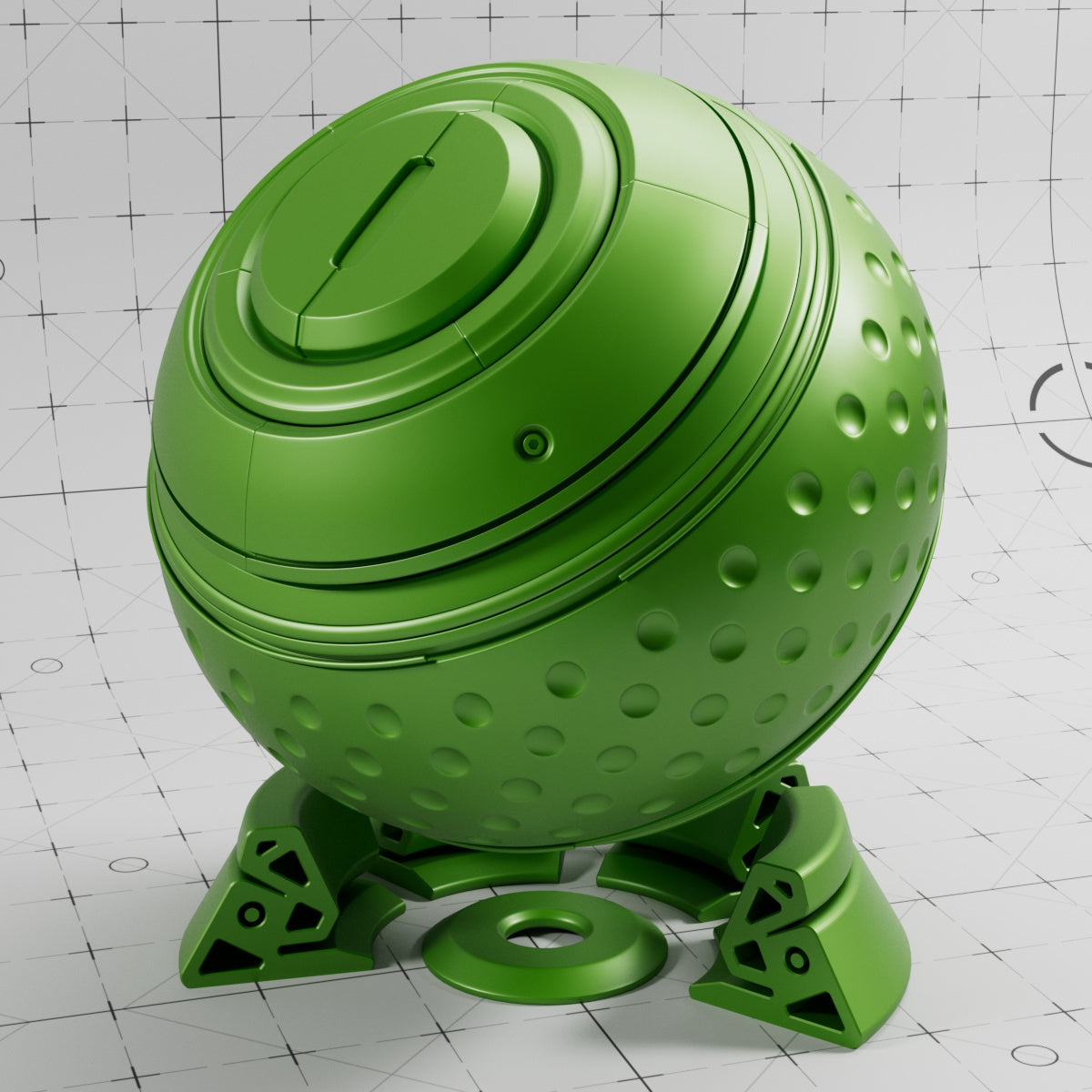 Cinema 4D Materials - Car Paint Matte - Redshift