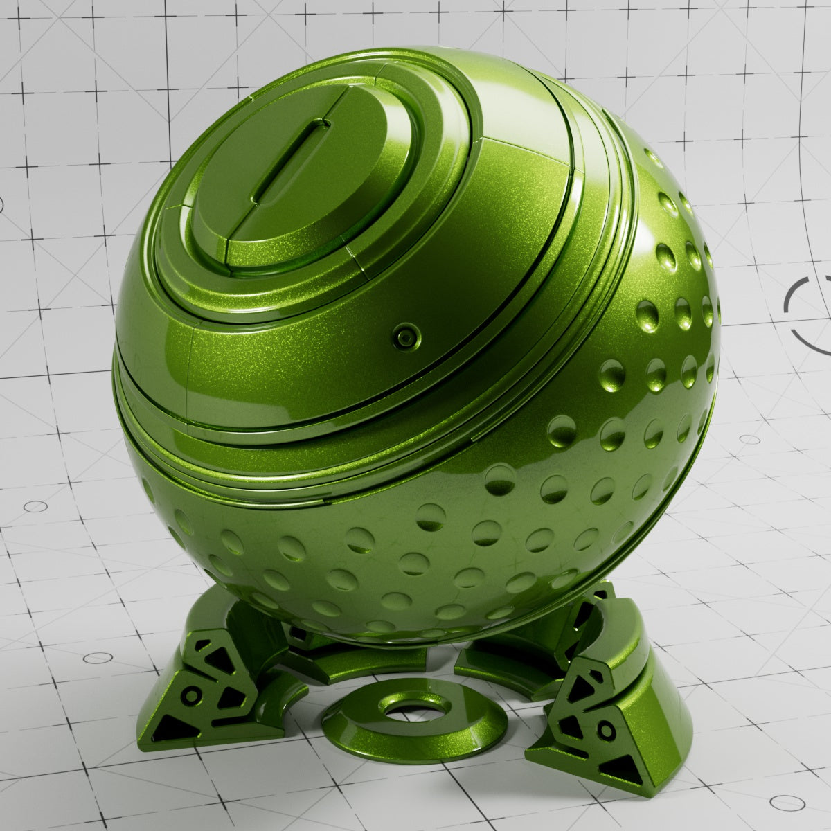 Cinema 4D Materials - Car Paint Metallic Flakes - Redshift