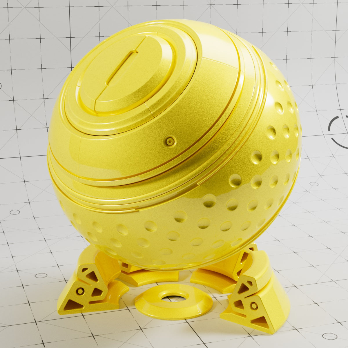 Cinema 4D Materials - Car Paint Metallic Flakes - Redshift