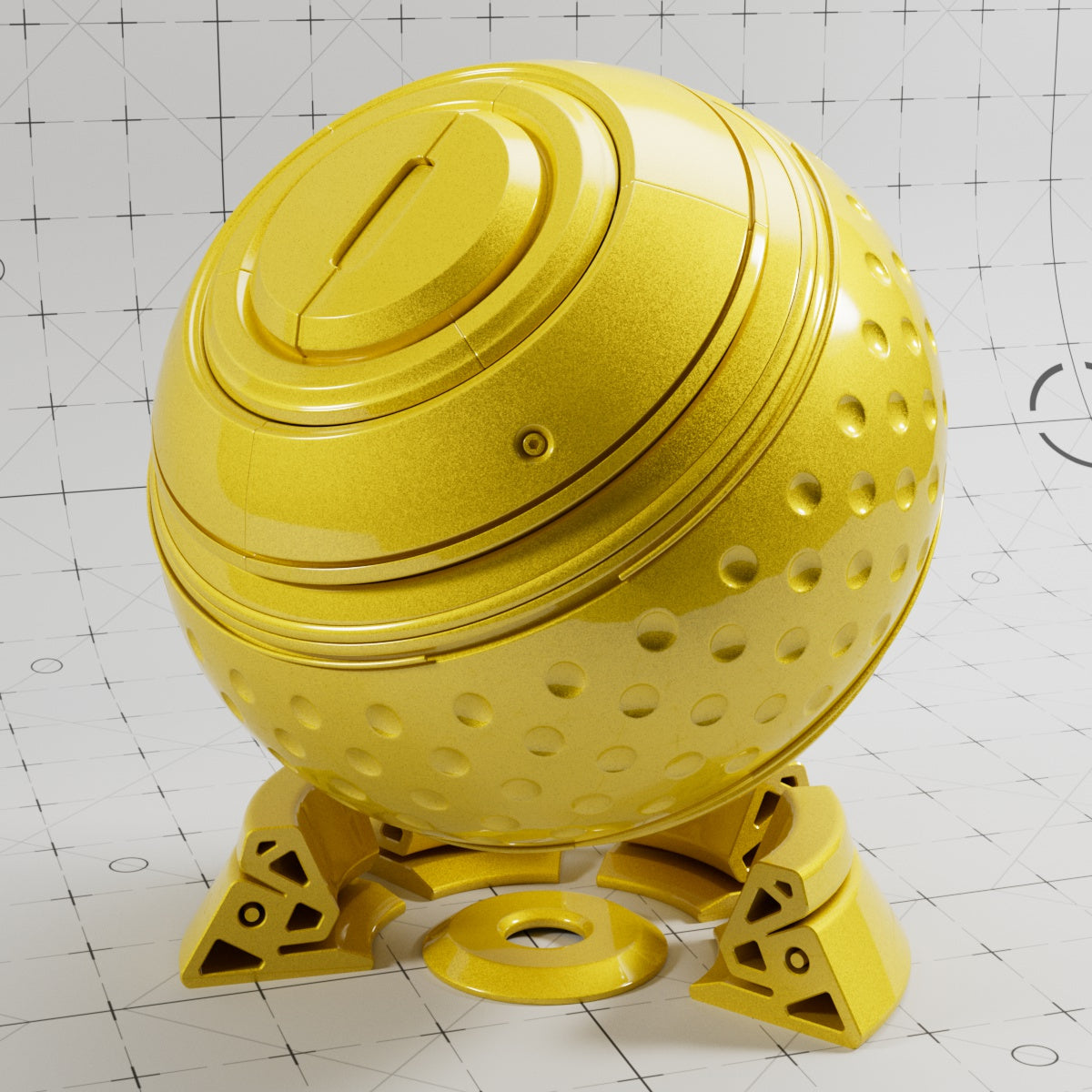 Cinema 4D Materials - Car Paint Metallic Flakes - Redshift