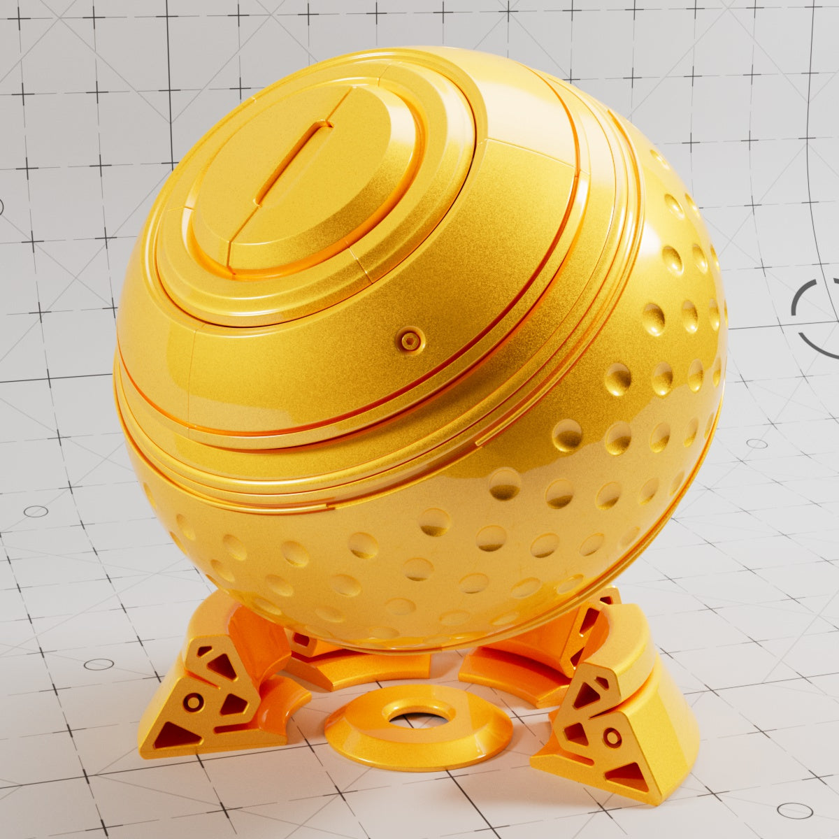 Cinema 4D Materials - Car Paint Metallic Flakes - Redshift