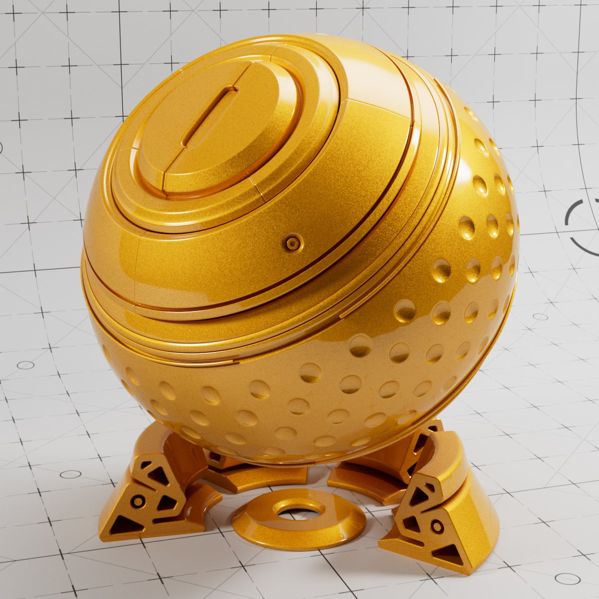 Cinema 4D Materials - Car Paint Metallic Flakes - Redshift