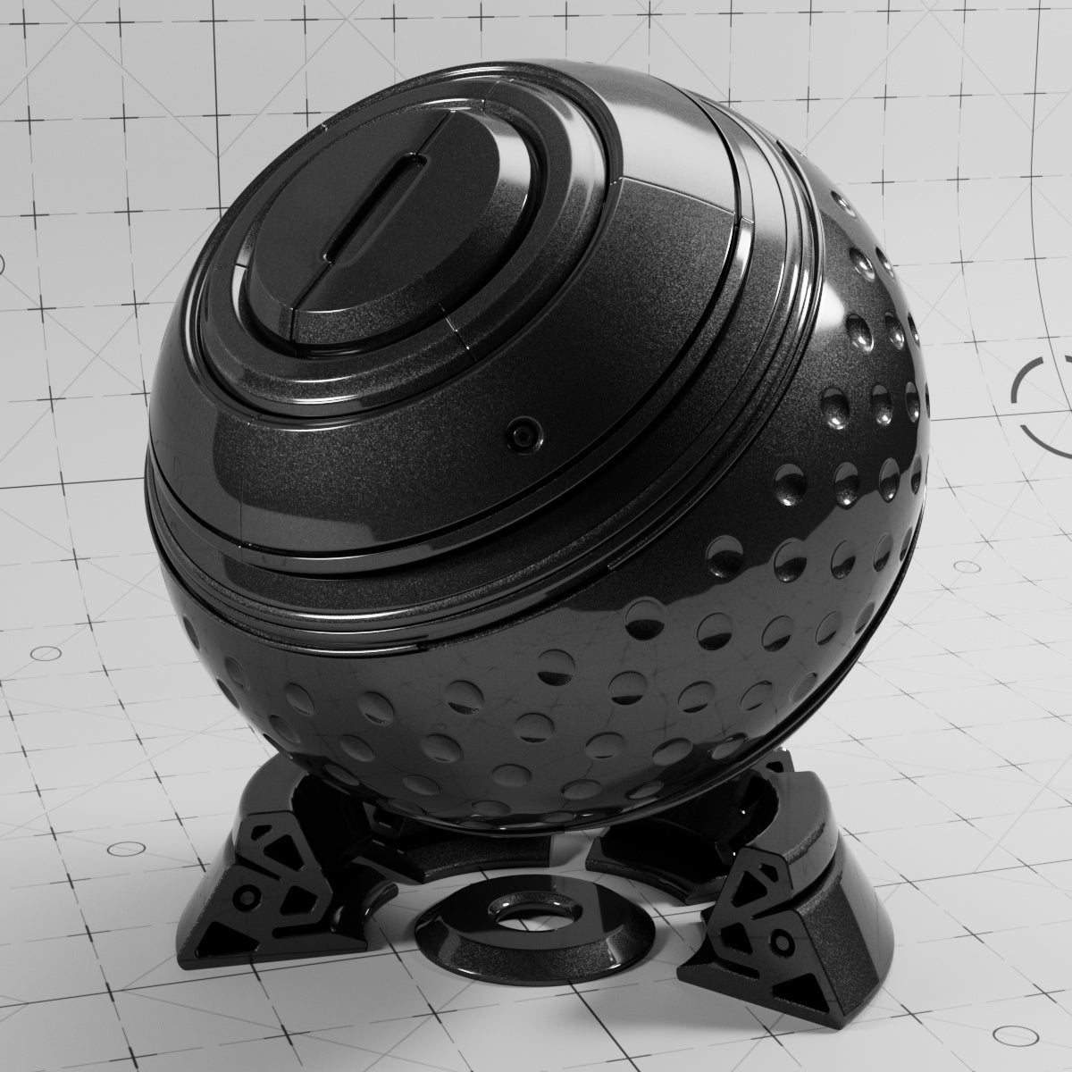 Cinema 4D Materials - Car Paint Metallic Flakes - Redshift