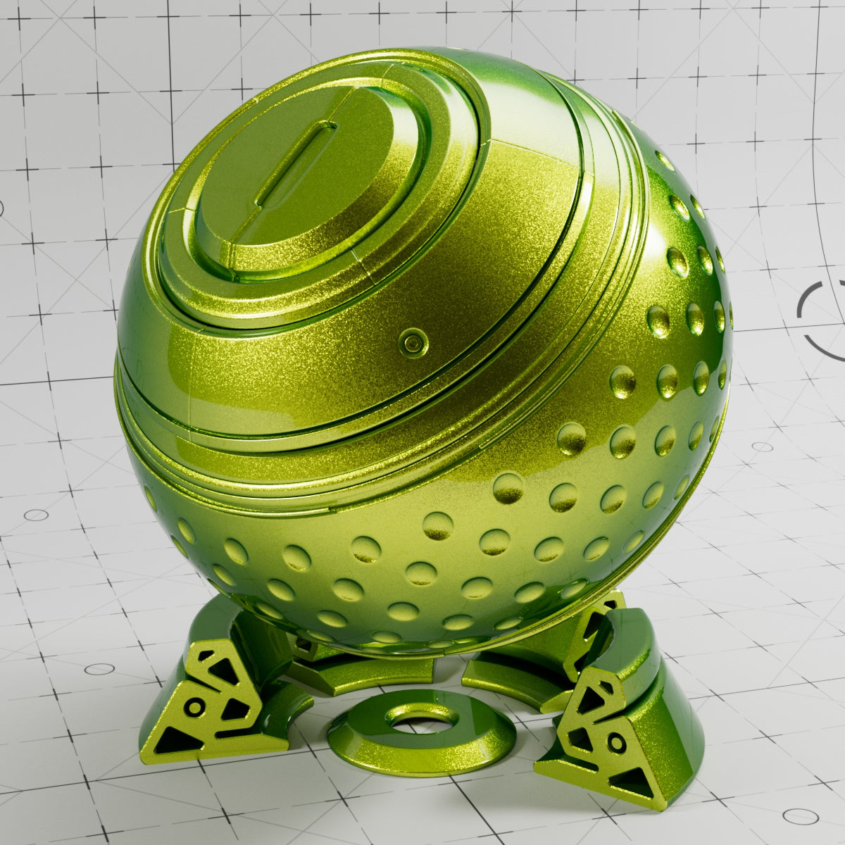 Cinema 4D Materials - Car Paint Pearl - Redshift