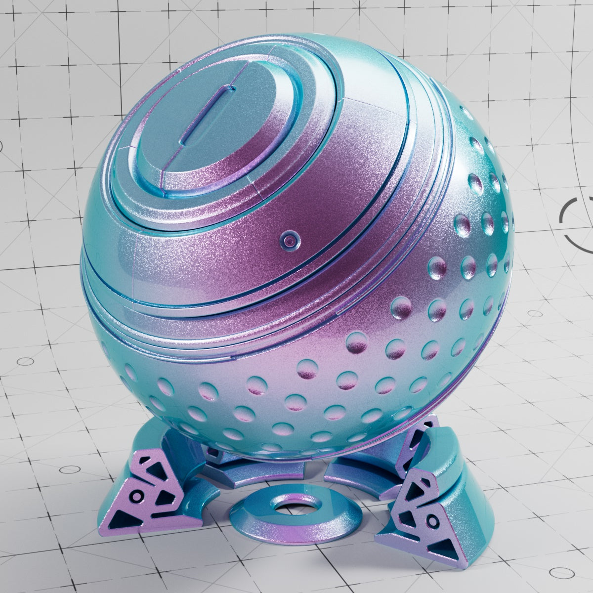 Cinema 4D Materials - Car Paint Pearl - Redshift