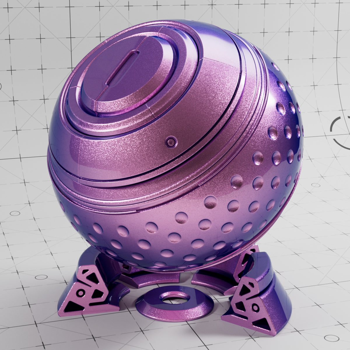 Cinema 4D Materials - Car Paint Pearl - Redshift