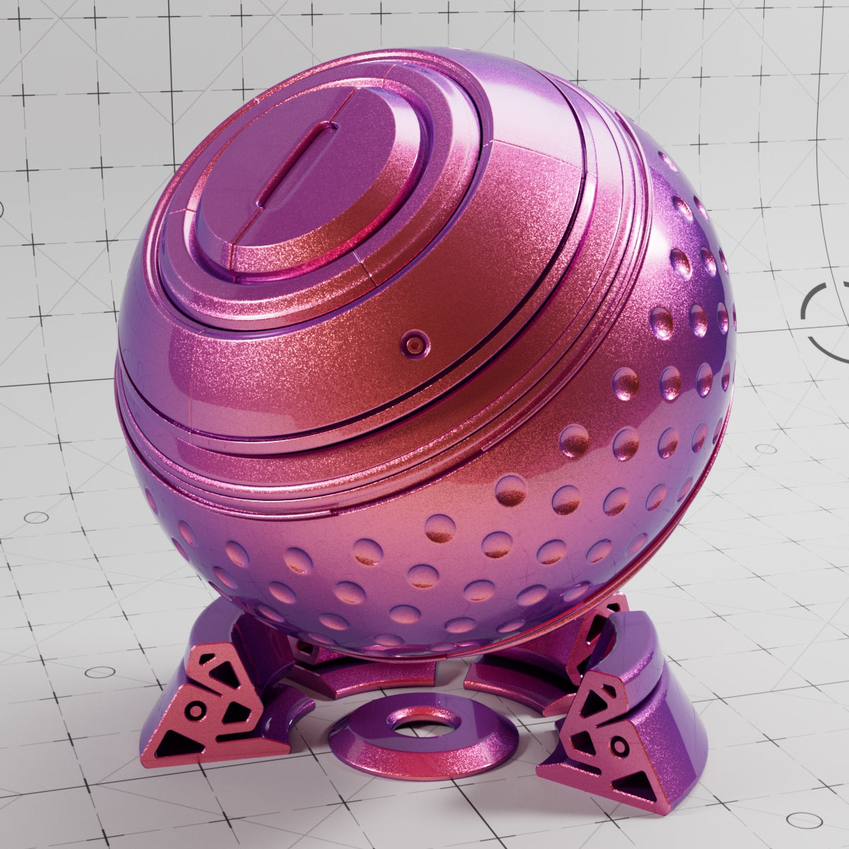 Cinema 4D Materials - Car Paint Pearl - Redshift