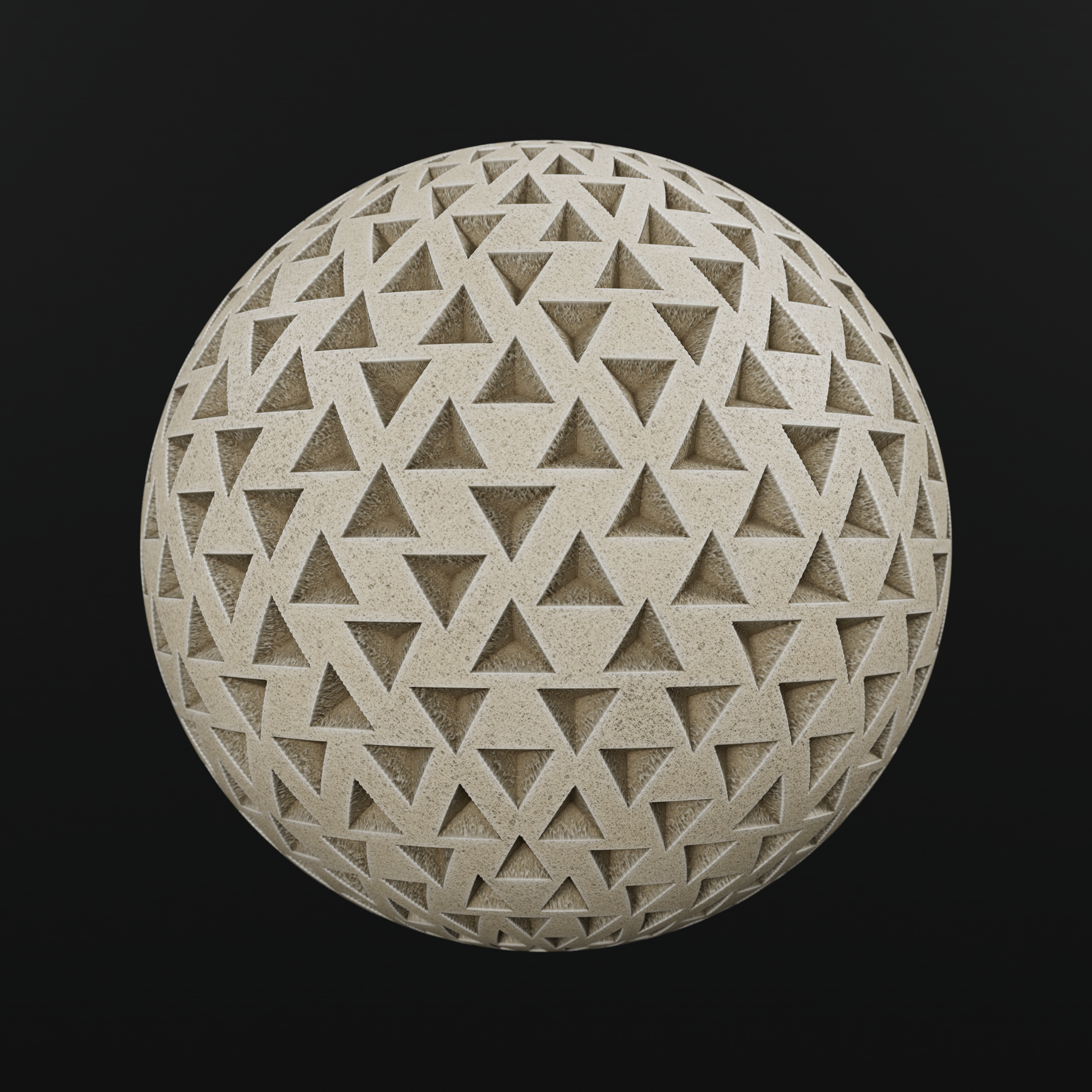 Substance Material - Engraved Triangle Concrete