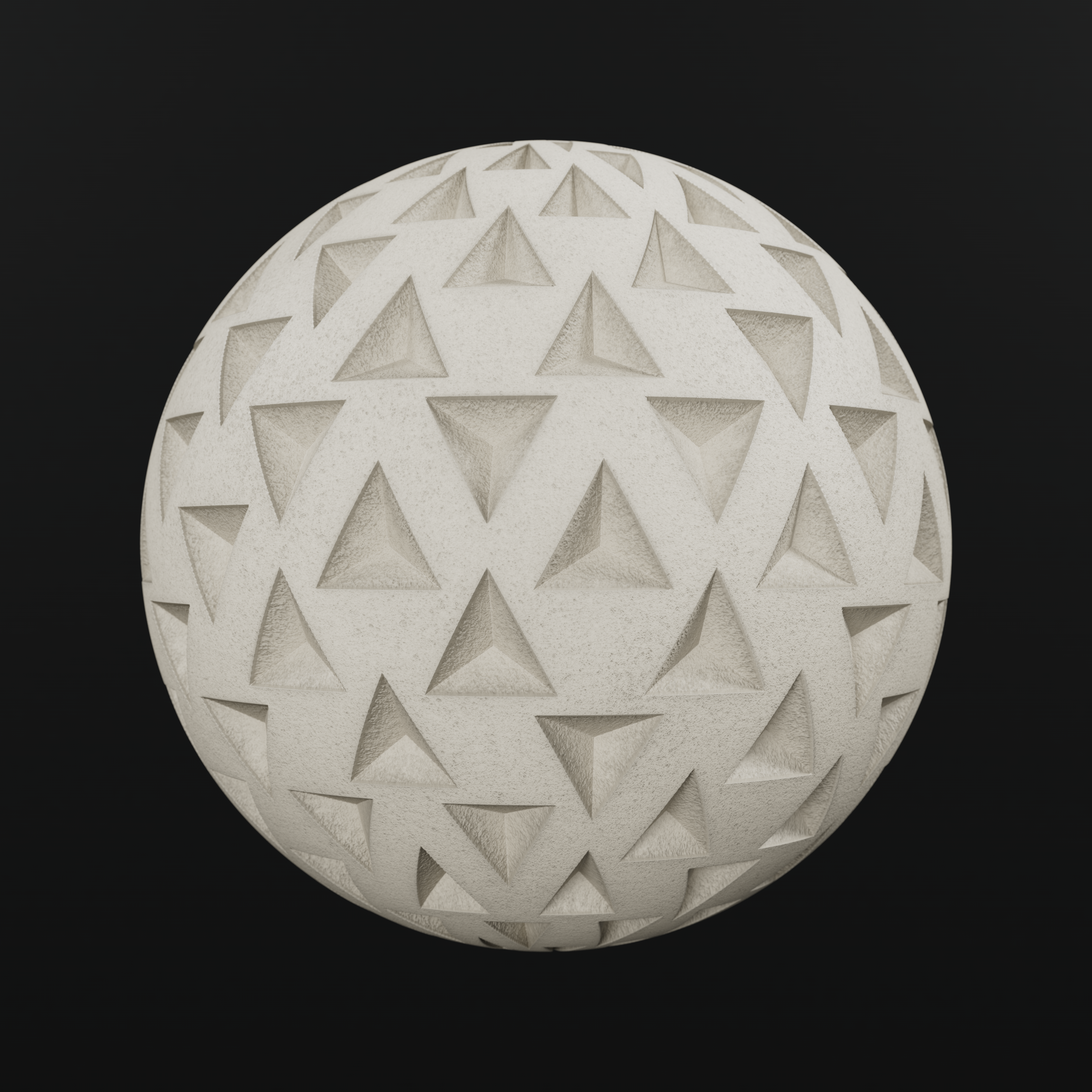 Substance Material - Engraved Triangle Concrete