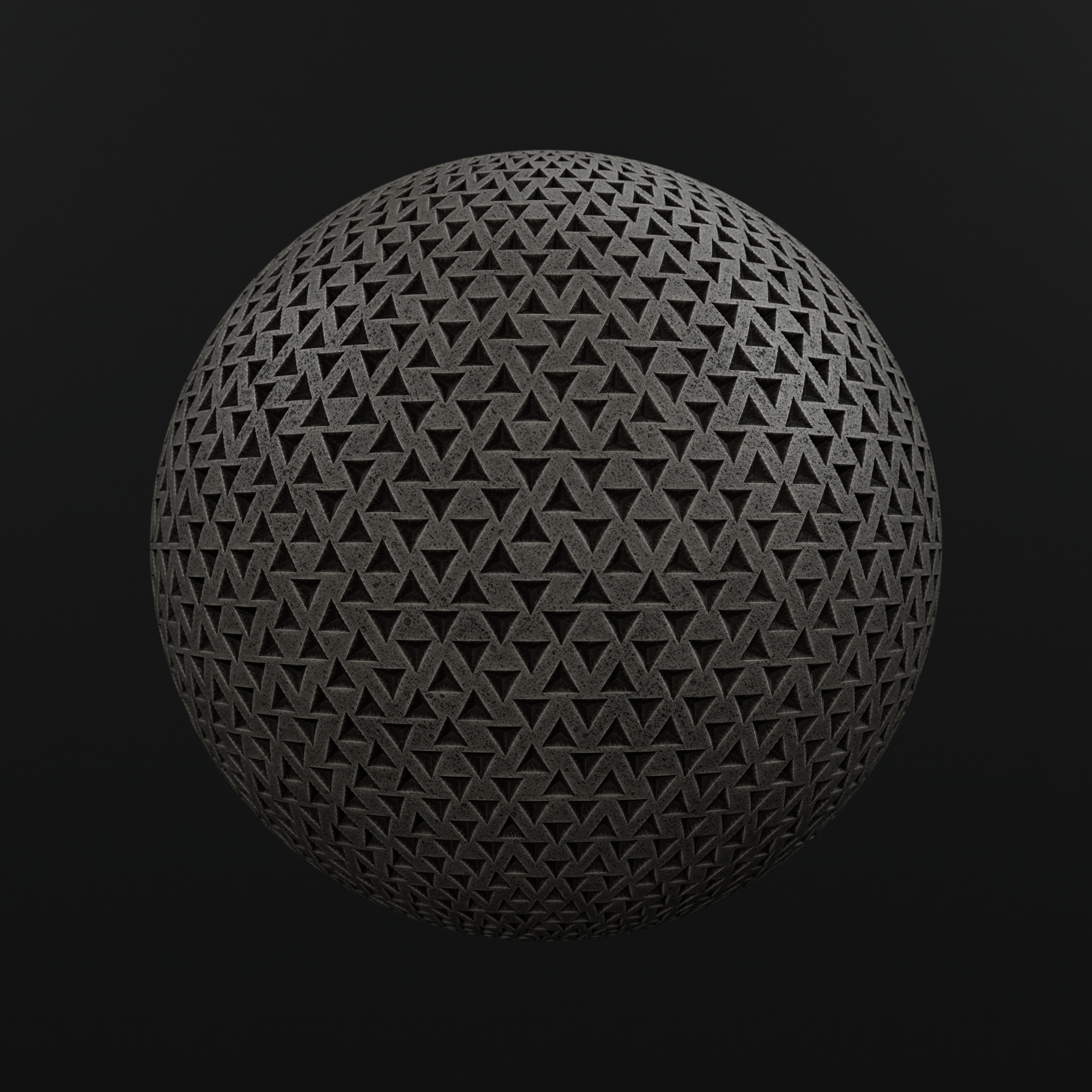 Substance Material - Engraved Triangle Concrete