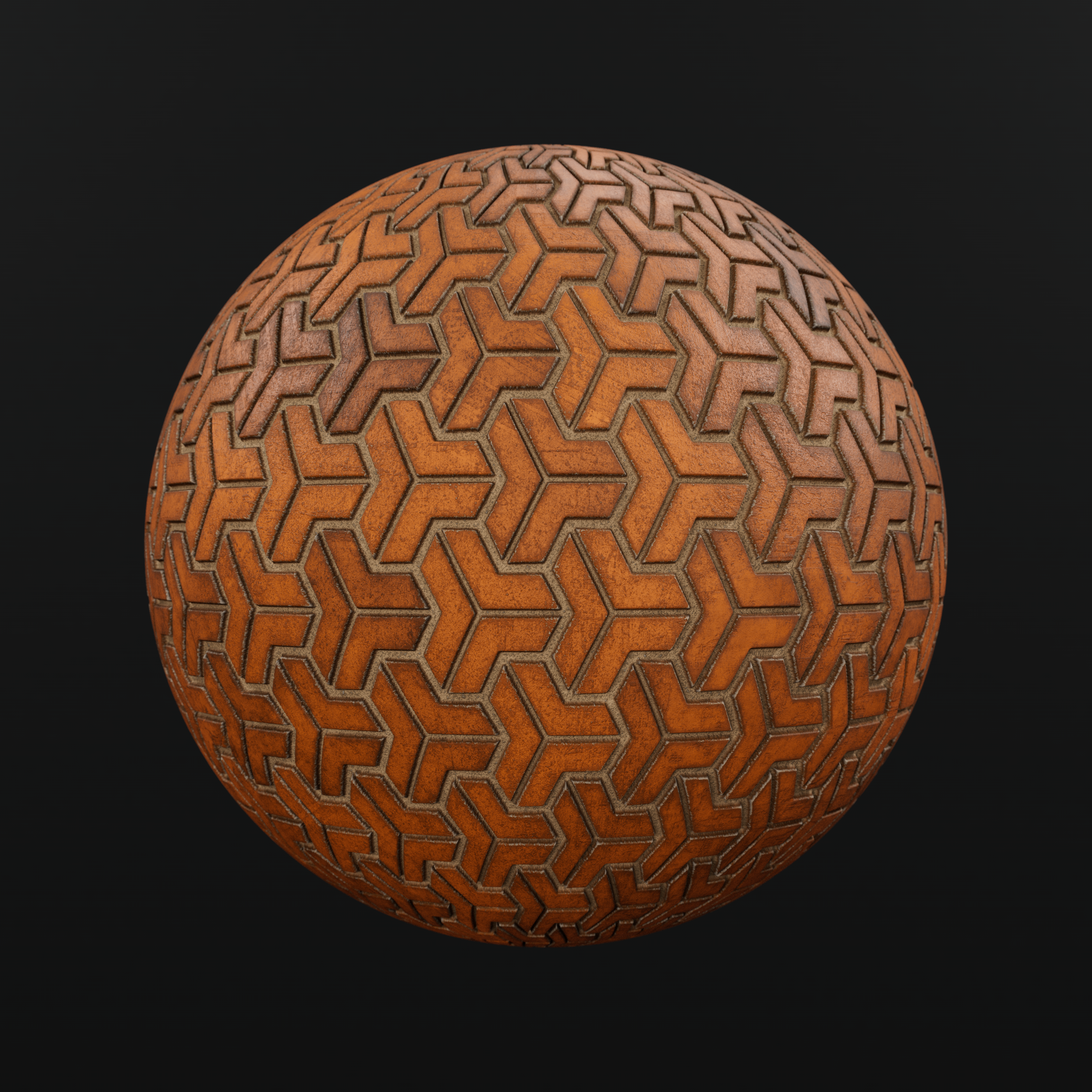 Substance Material - Hexatile Pattern Concrete