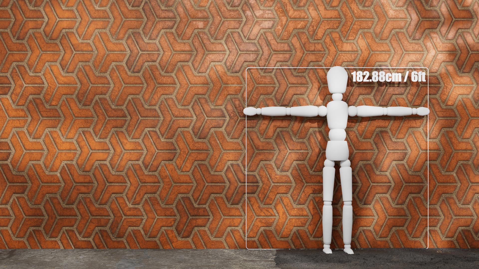 Substance Material - Hexatile Pattern Concrete