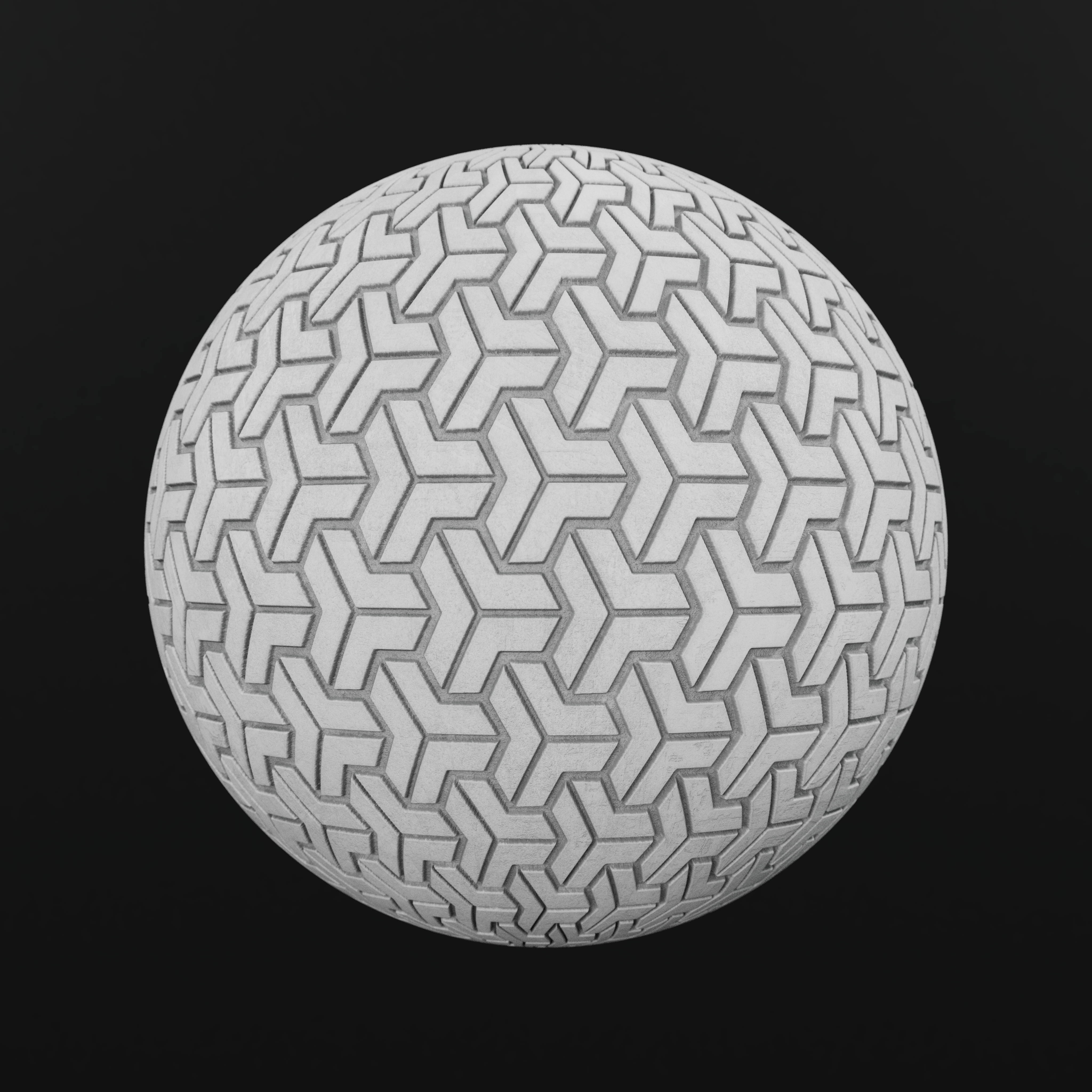 Substance Material - Hexatile Pattern Concrete