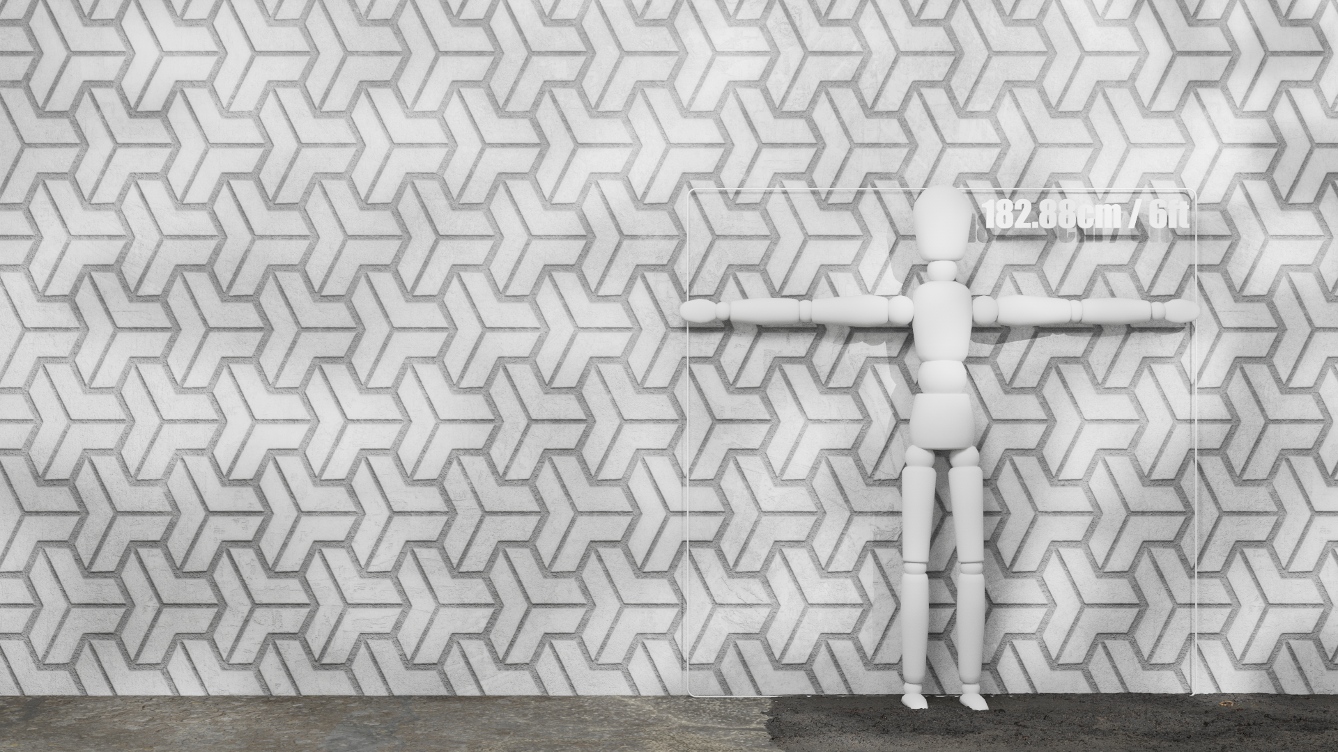 Substance Material - Hexatile Pattern Concrete