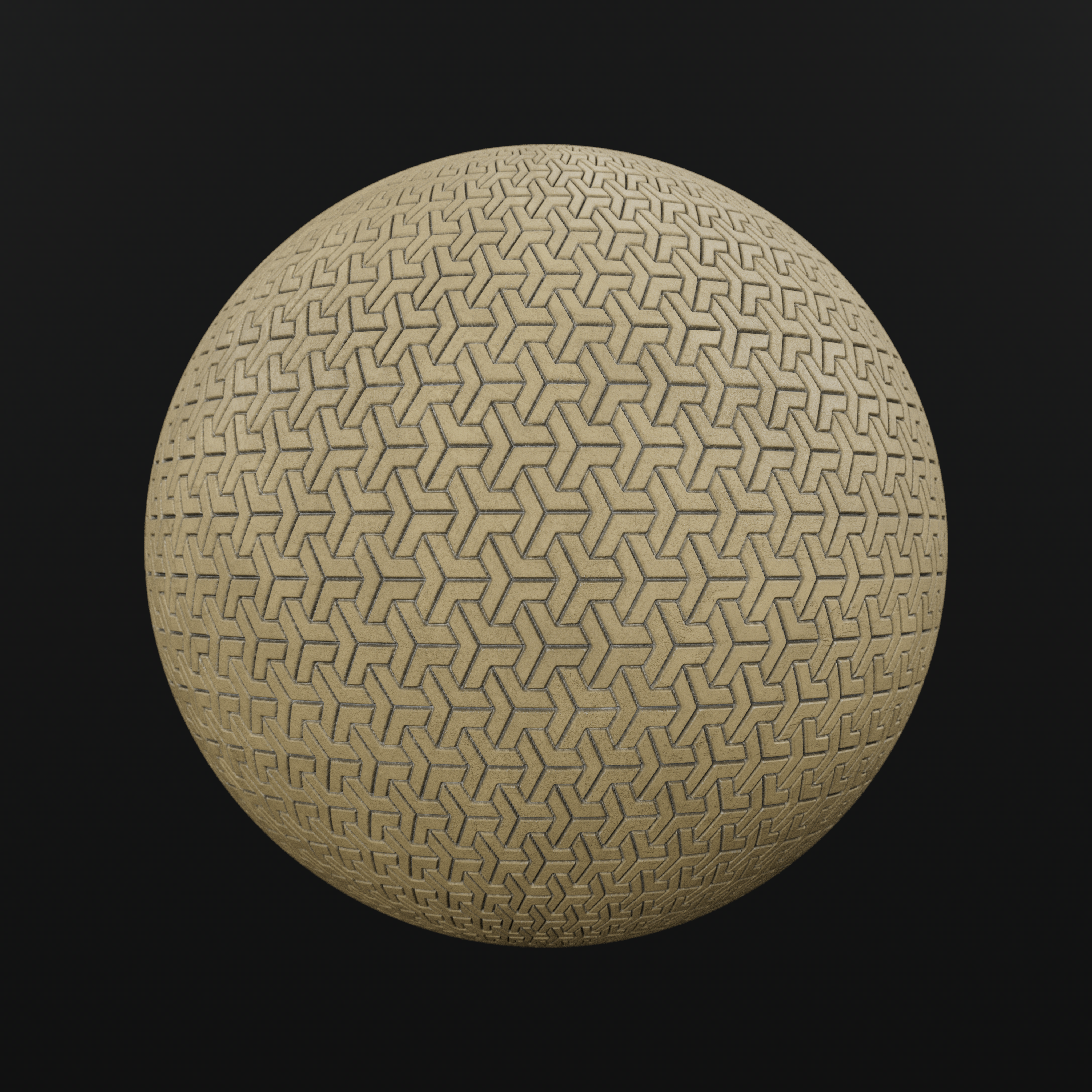 Substance Material - Hexatile Pattern Concrete