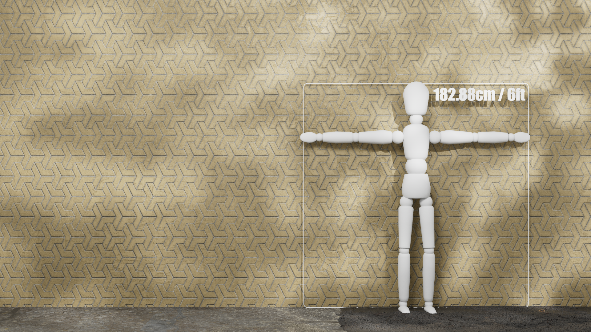 Substance Material - Hexatile Pattern Concrete