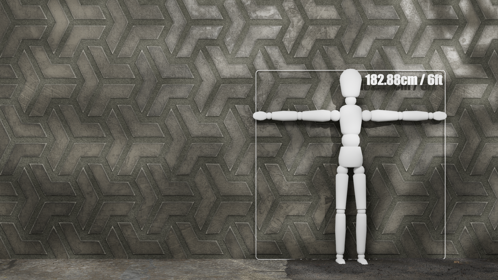 Substance Material - Hexatile Pattern Concrete