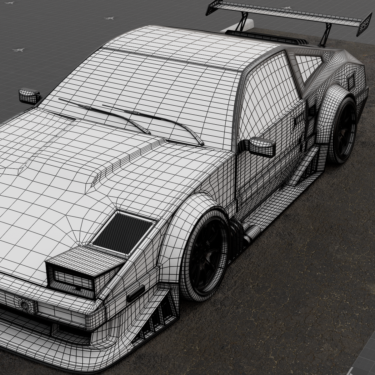 Rigged Vehicle - NEO XR1 Synthwave - Car