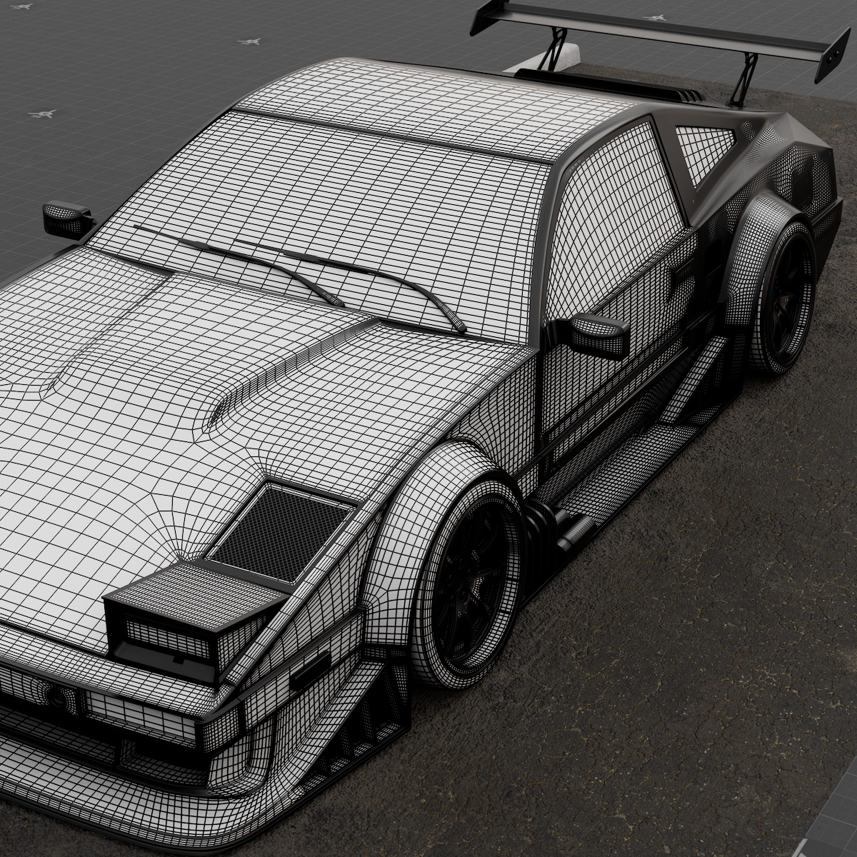 Rigged Vehicle - NEO XR1 Synthwave - Car