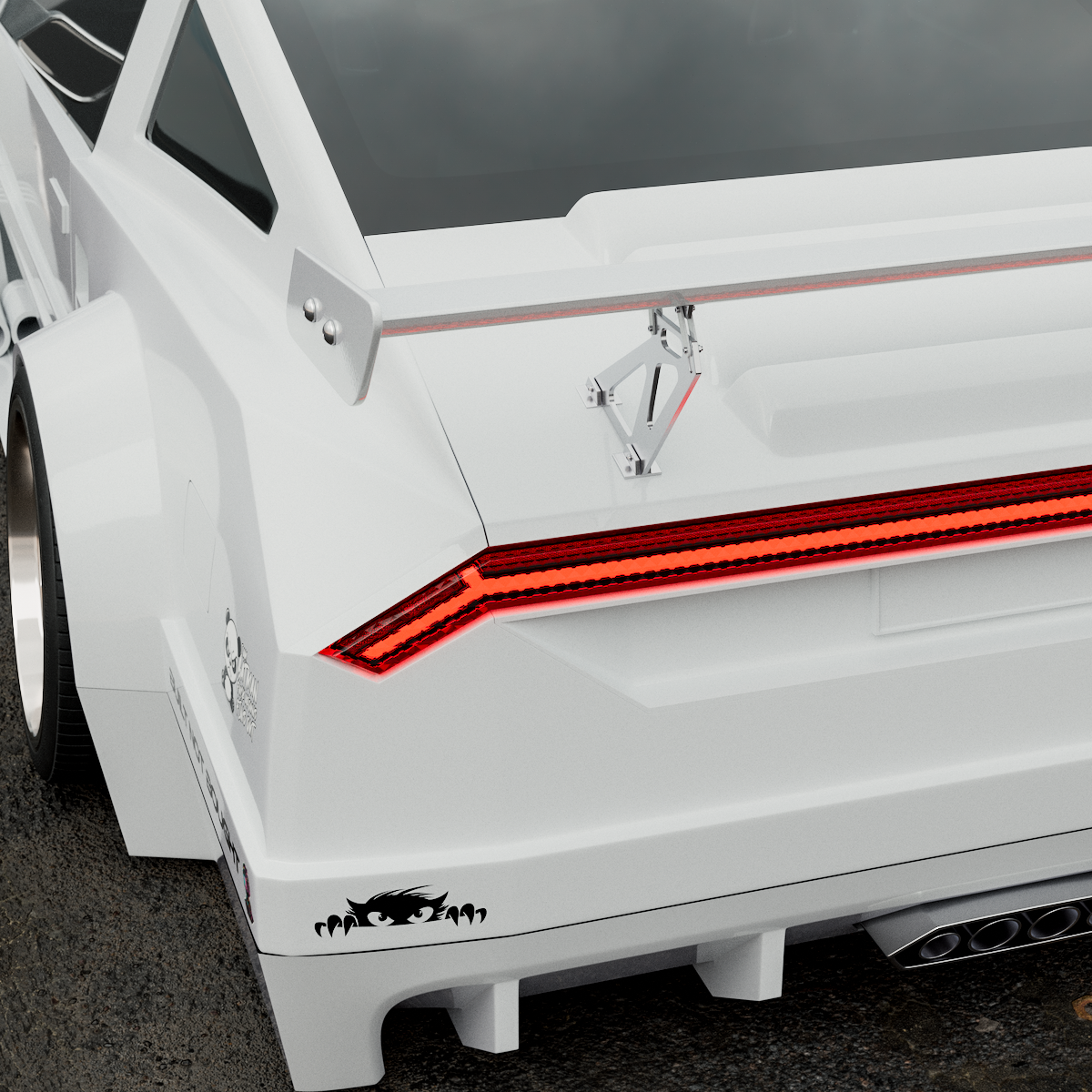 Rigged Vehicle - NEO XR1 Synthwave - Car