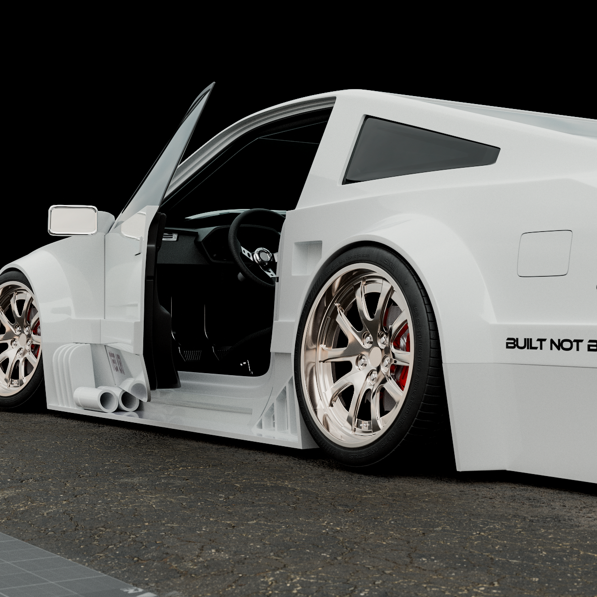Rigged Vehicle - NEO XR1 Synthwave - Car