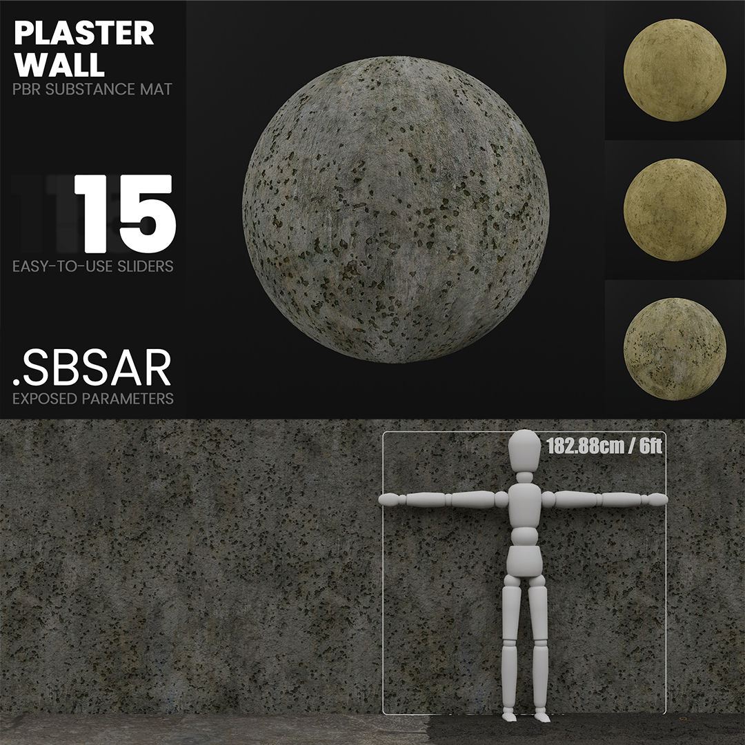 Substance Material - Plaster Wall