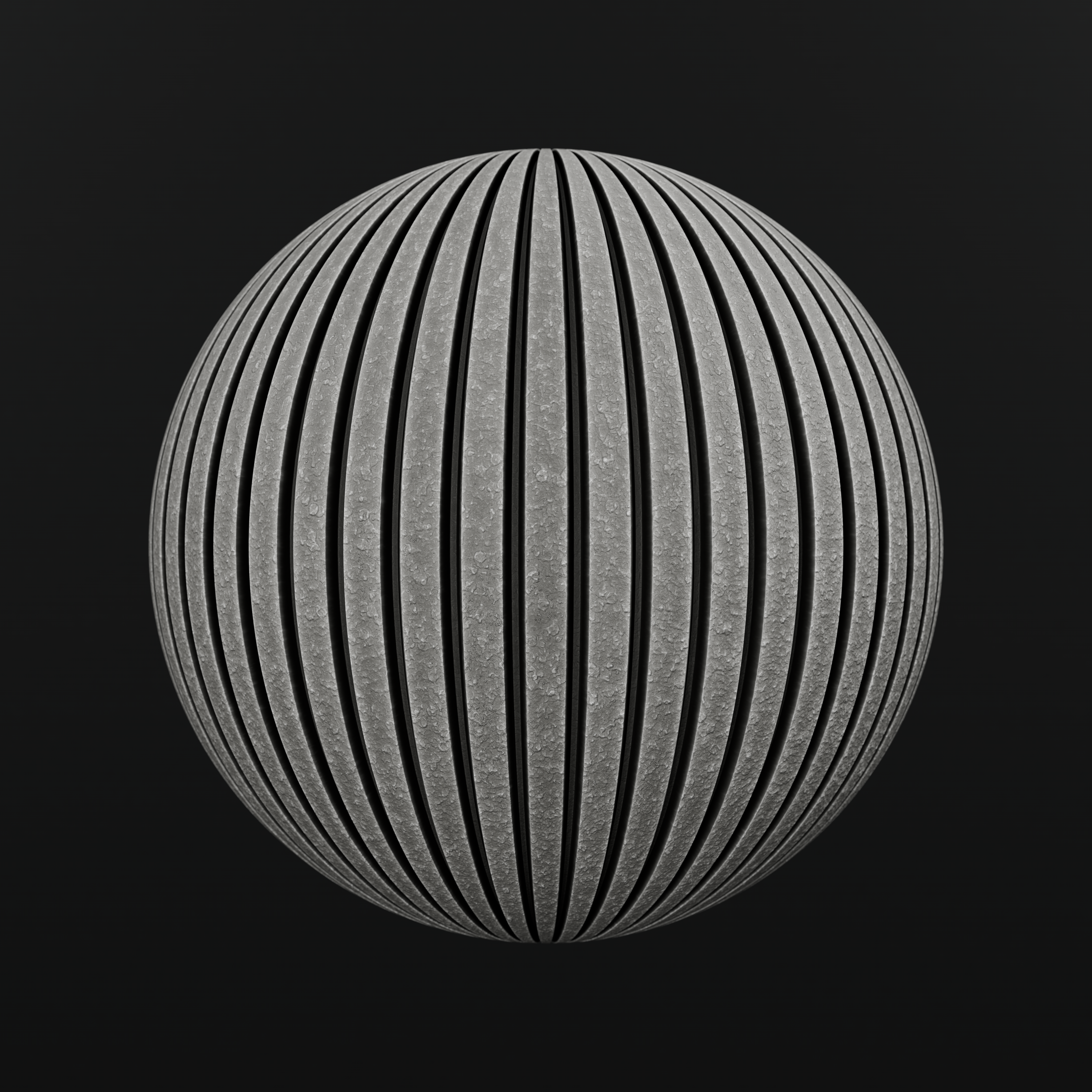 Substance Material - Ribbed Concrete Wall